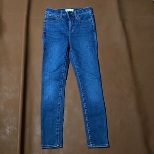 Madewell Women's Skinny Jeans in Deep Blue